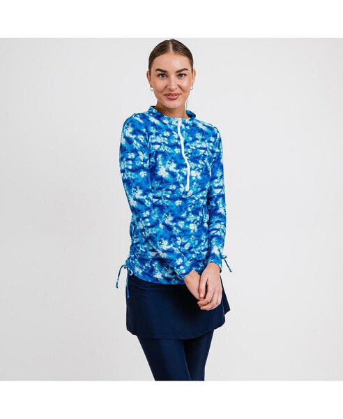 Women's Half-Zip Nora Swim Top