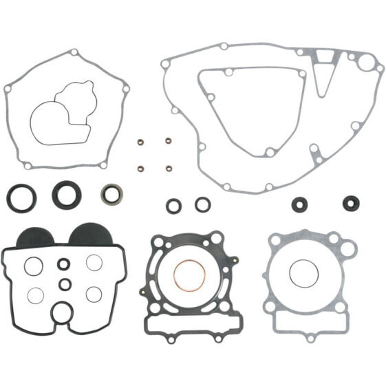 MOOSE HARD-PARTS 811463 Offroad Complete Gasket Set With Oil Seals Kawasaki KX250F 04-05