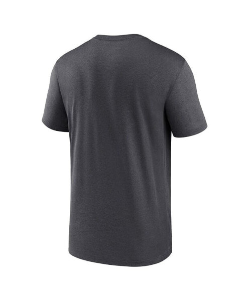 Men's Anthracite North Carolina Tar Heels Primetime Legend Wordmark T-Shirt