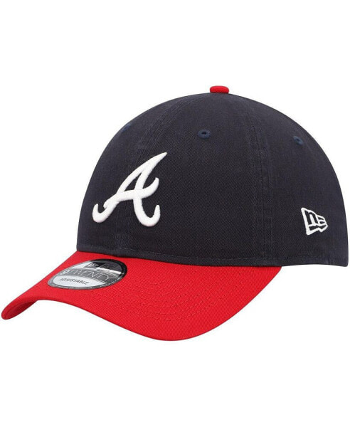 Men's Navy, Red Atlanta Braves Replica Core Classic 9TWENTY Adjustable Hat