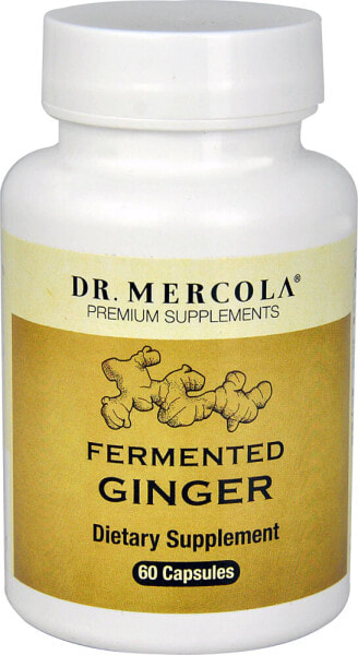 Dr. Mercola Fermented Ginger -- Ферментированный Имбирь - 60 Капсул