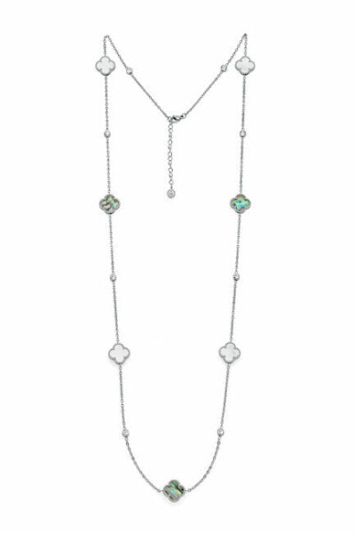 Luxury long necklace with cubic zirconia Candor Freedom 12376