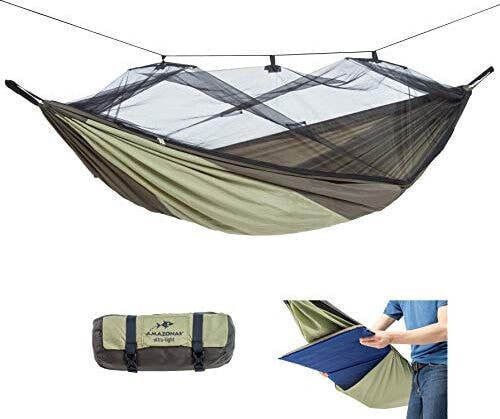 Amazonas Ultra-lekki hamak Mosquito Traveler Thermo XXL 780g 305 x 160cm do 200kg