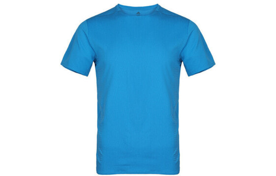 adidas 跑步运动圆领短袖T恤 男款 青蓝 / Футболка Adidas T DQ1849