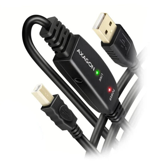 AXAGON ADR-220B aktives USB 2.0 Verbindungskabel, USB-A auf USB-B - 20m