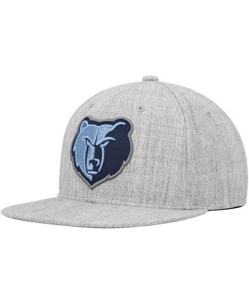 Men's Heather Gray Memphis Grizzlies Hardwood Classics 2.0 Snapback Hat