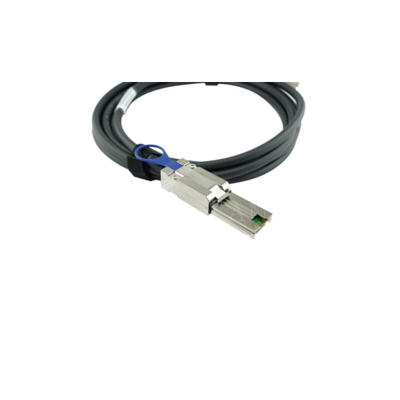 BlueOptics CABLE MINISAS_EXT-BL - 1 m - MiniSAS (SFF-8088) - MiniSAS (SFF-8088) - Male/Male - Black - Silver - 6 Gbit/s