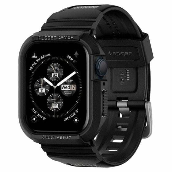 Ремешок для часов Shico Apple Watch Series 4 44 мм (Пересмотрено A) Чёрный
