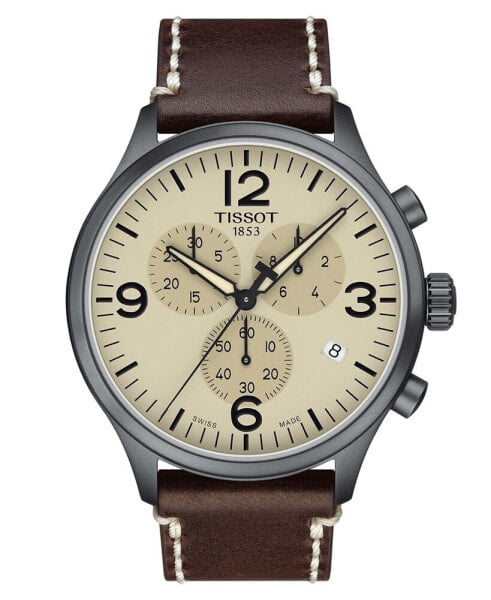 Часы Tissot Chronograph XL Brown 45mm