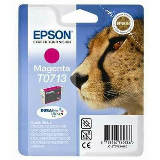 Картридж с оригинальными чернилами Epson T0713 Розовый