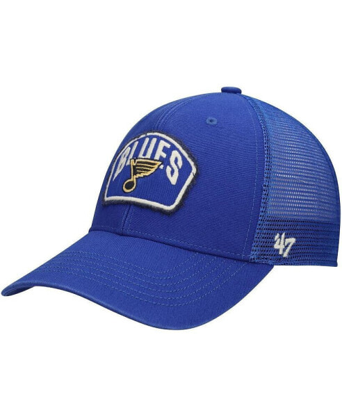 Men's '47 Royal St. Louis Blues Cledus Mvp Trucker Adjustable Snapback Hat