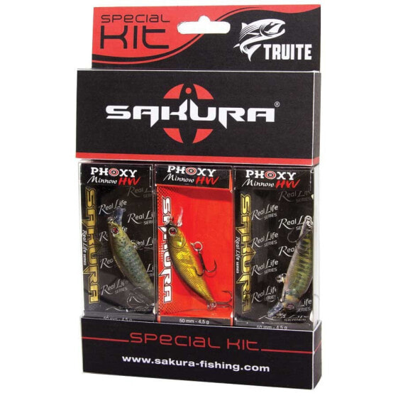 SAKURA Phoxy HW Suspending Pack 3 minnow 6.5g 60 mm