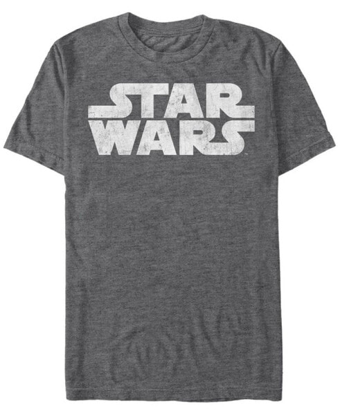 Men's Star Wars Simple Vintage-Like Logo Short Sleeve T-shirt