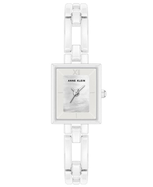 Women's Quartz White Ceramic Bracelet Watch, 19mm