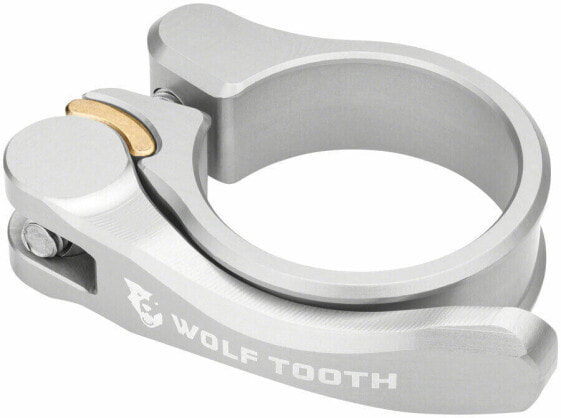 Подседельный зажим на быстроразъеме Wolf Tooth Components - 31.8мм, серебристый
