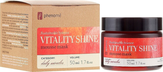 Gesichtsmaske-Mousse mit Vitamin C