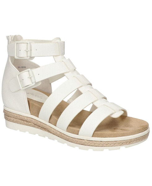 Women's Simone Zip Wedge Sandals