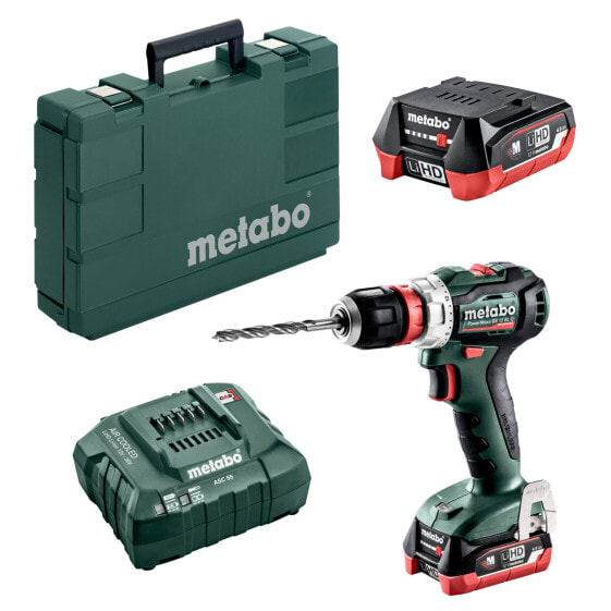 Metabo Akku-Bohrschrauber PowerMaxx BS 12 BL Q 2x 4,0 Ah Akku + Lader im Koffer