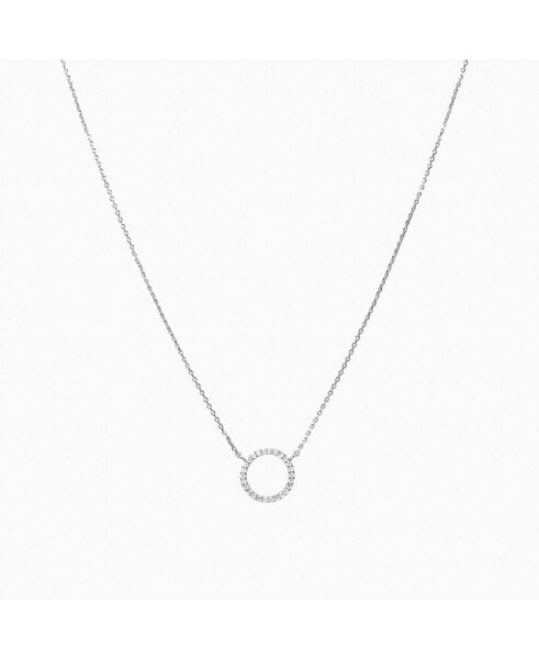 Kayla Circle Pendant Necklace