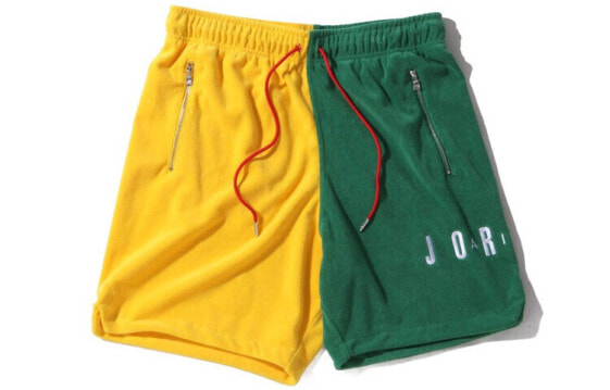 Шорты спортивные Jordan Sport DNA желто-зеленые для мужчин