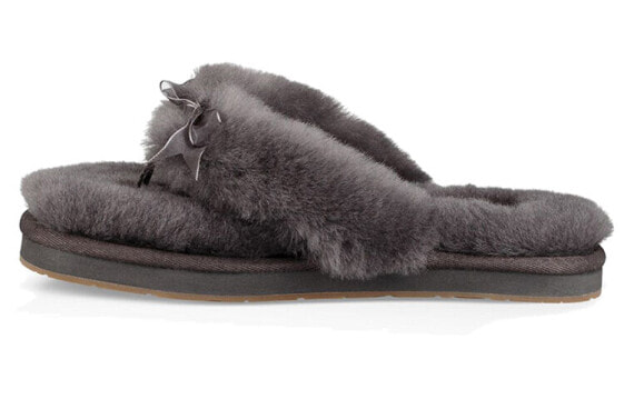 Сланцы UGG Fluff Flip Flop III Charcoal Grey