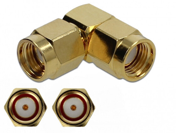 Delock 89949 - RP-SMA - RP-SMA - Gold - Gold - 50 ? - 1.6 cm - 16.5 mm
