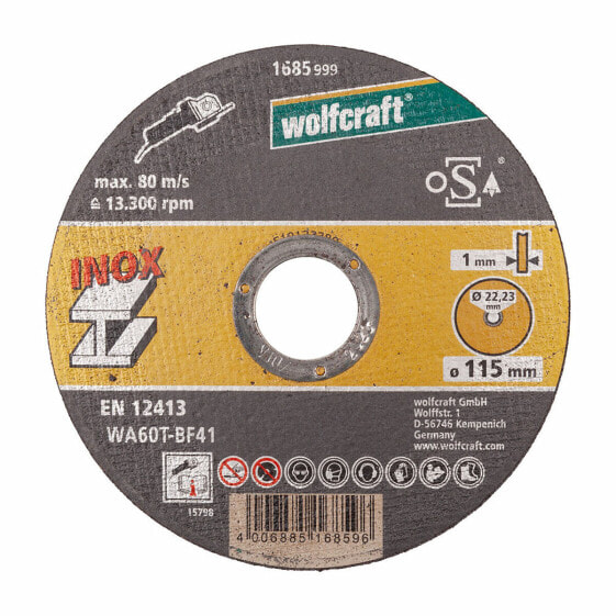 Отрезные диски Wolfcraft 8462000 Ø 115 mm (10 штук)