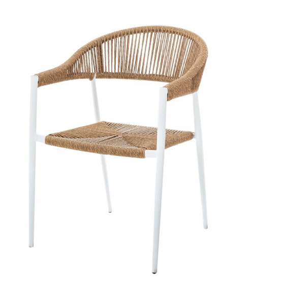 Садовый стул BB Home Neska ii Белый синтетический Алюминий 56 x 59,5 x 81 см