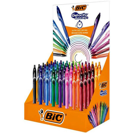 Ручки гелевые BIC Gelocity Colorines 48 шт