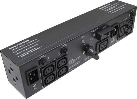 Vertiv MP2-220L - Switched - 2U - Horizontal - Black - 4 AC outlet(s) - C20 coupler
