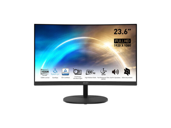MSI 24" (23.6" Viewable) 100 Hz FHD VA Monitor 4ms (GTG) 1920 x 1080 Flat Panel