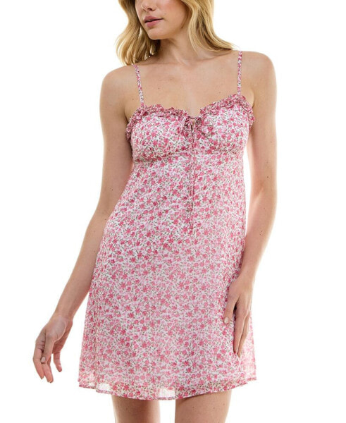 Платье женское BCX с летним цветочным принтом и легким шифоном