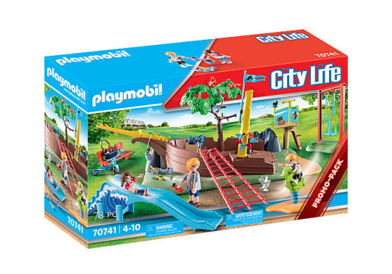 PLAYMOBIL Playm. Abenteuerspielplatz mit Schiffsw.| 70741