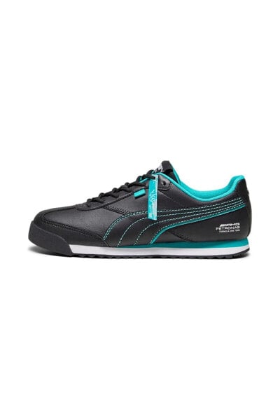 Erkek Sneaker Yürüyüş Ayakkabısı Mapf1 Roma Via Black-spectra Green 30786902