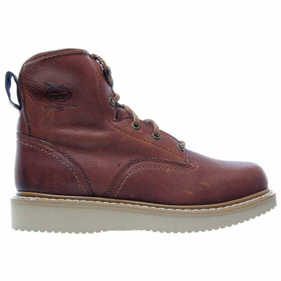 Georgia Boots Wedge Lace Up Work Mens Brown Work Safety Shoes G6152