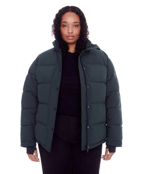 Women's Plus Size - Forillon Plus | Short Quilted Puffer Jacket