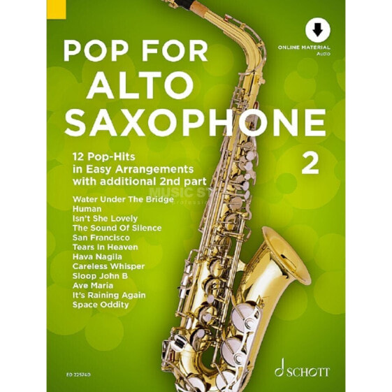 Schott Music Pop For Alto Saxophone 2