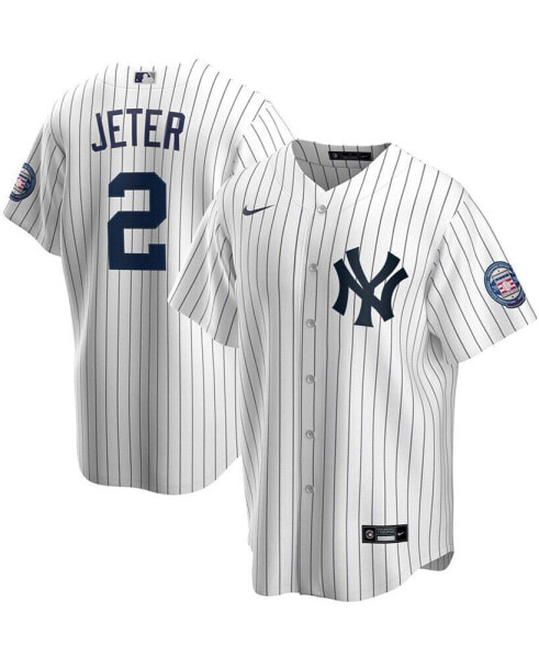 Men's New York Yankees 2020 Hall of Fame Induction Home Replica Player Name Jersey - Derek Jeter