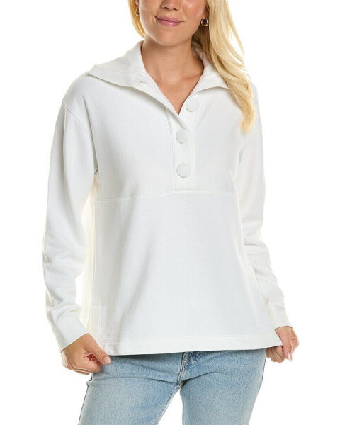 Rebecca Taylor French Terry Pullover Women's White Xs