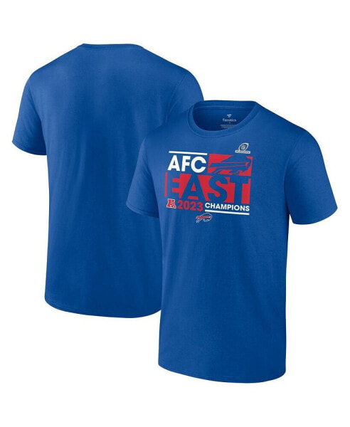 Men's Royal Buffalo Bills 2023 AFC East Division Champions Conquer T-shirt