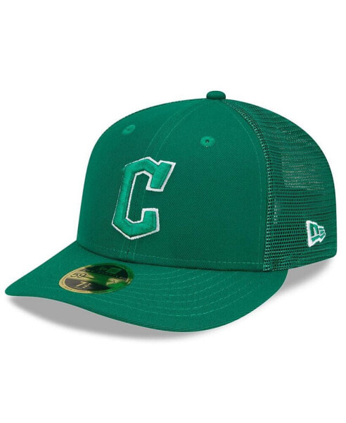 Men's Green Cleveland Guardians 2022 St. Patrick's Day On-Field Low Profile 59FIFTY Fitted Hat