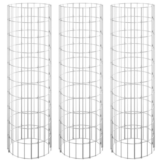 Gabionen-Hochbeet Set 3-teilig