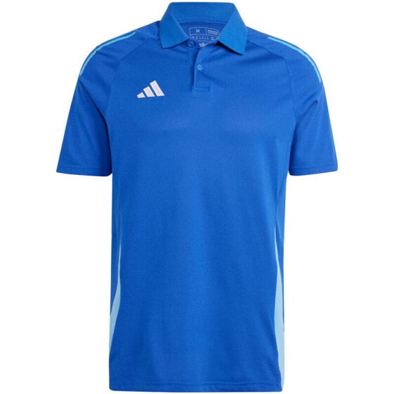 Adidas Tiro 24 Competition Polo men's T-shirt, blue IR7566