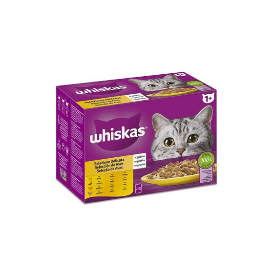 MARS Whiskas Multipack Birds 12x85g Cat Snack 4 Units