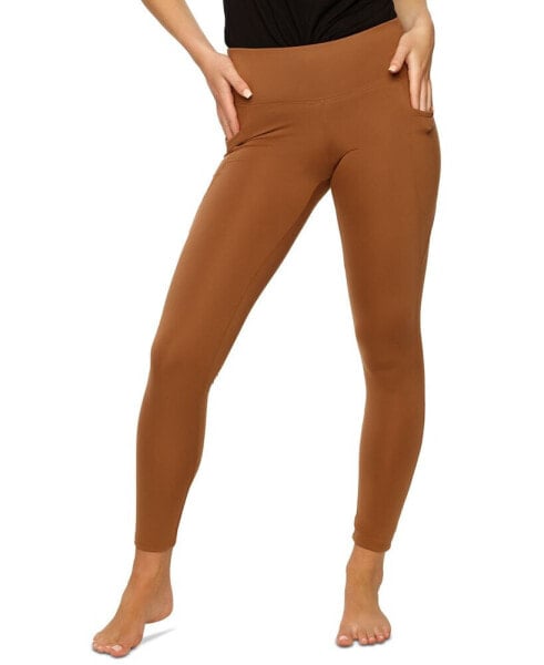 Essentials Soft Suede Mid-Rise Legging