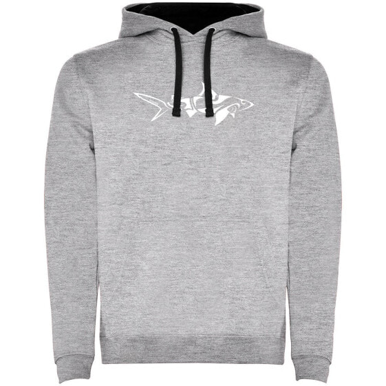 KRUSKIS Shark Tribal Two-Colour hoodie