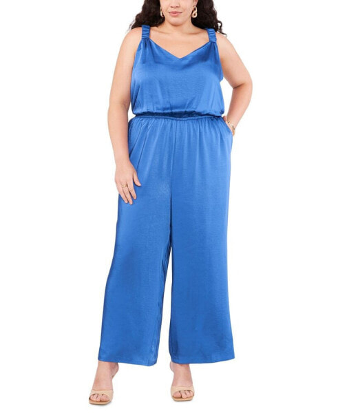 Комбинезон Vince Camuto Plus Size Cinched-Waist