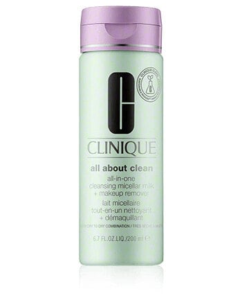 Clinique All About Clean Cleansing Micellar Milk + Makeup Remover Very Dry to Dry Combination (200 ml)