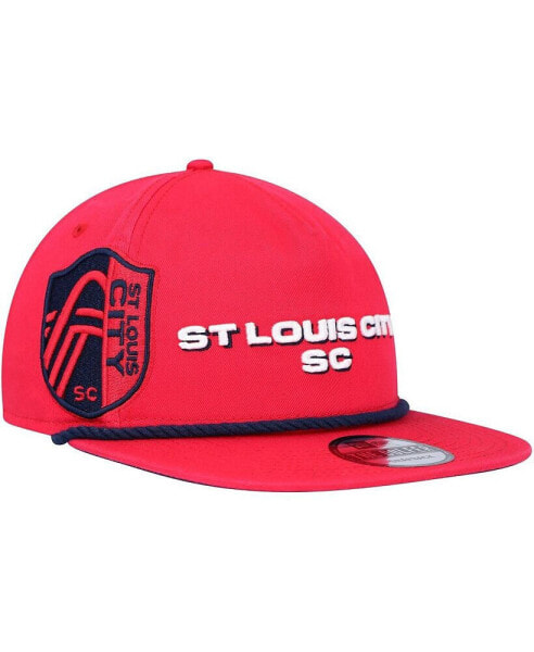 Men's Red St. Louis City SC Heritage The Golfer Snapback Hat