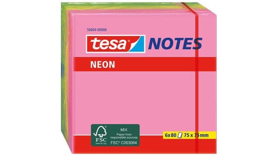Tesa 56004 - Square - Multicolour - 75 mm - 75 mm - 80 sheets